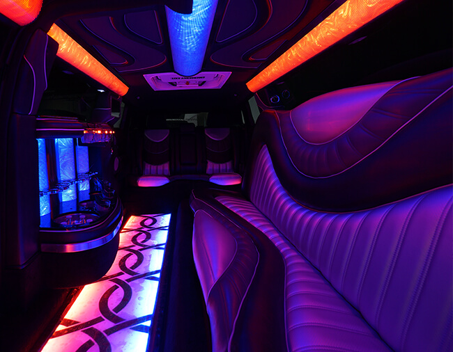 Limousine interior