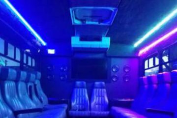 Shuttle bus with Booming sound system