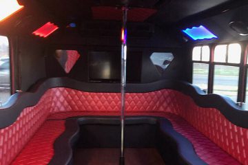 Party bus interior