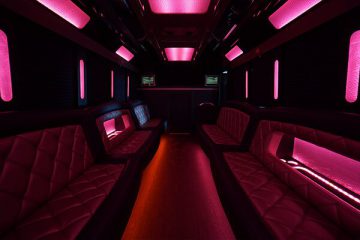 Spacious party bus