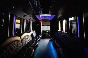 LED lights for each party bus