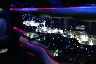 Limousine with led lighting